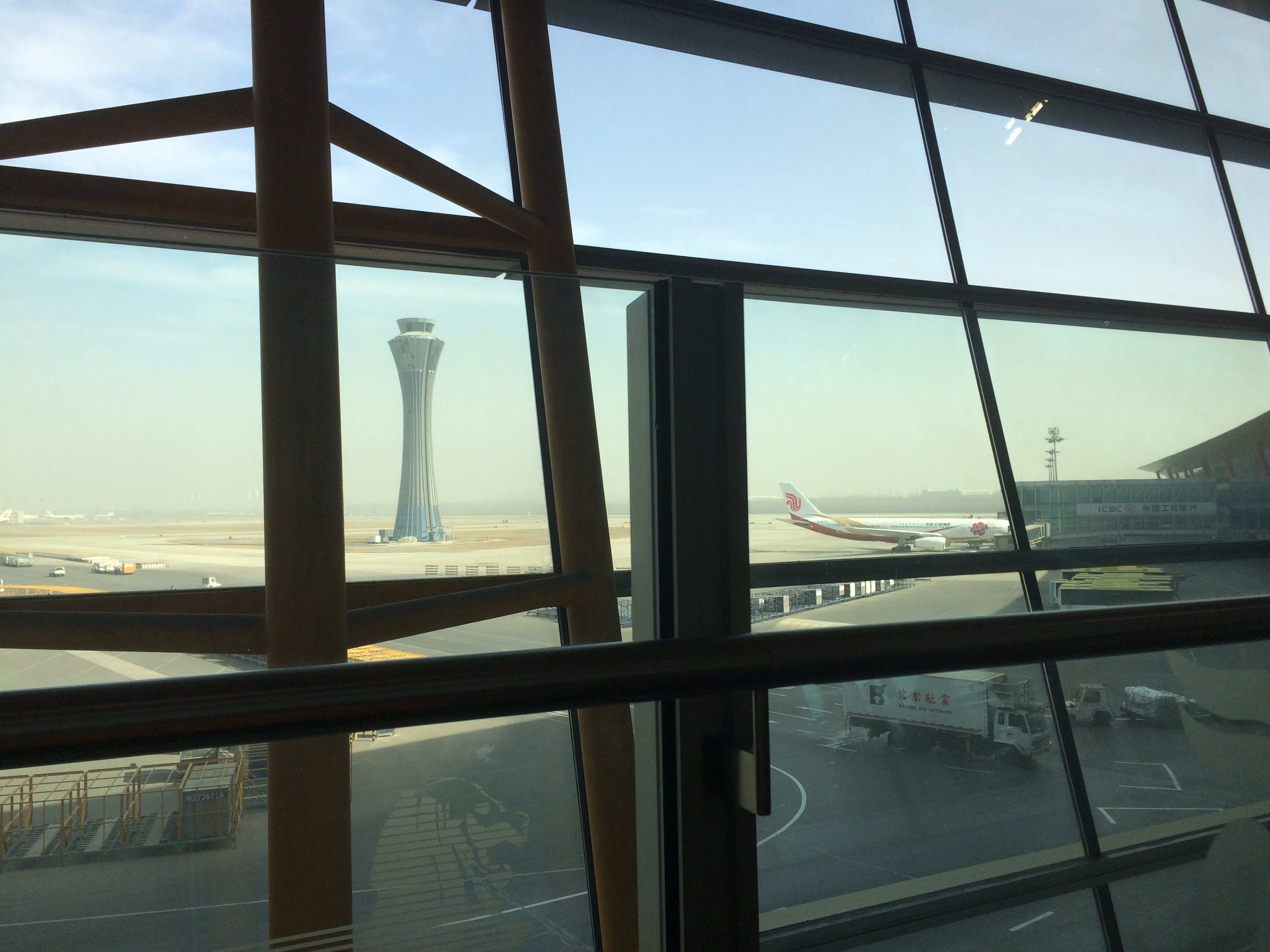 Der Flughafen in Peking