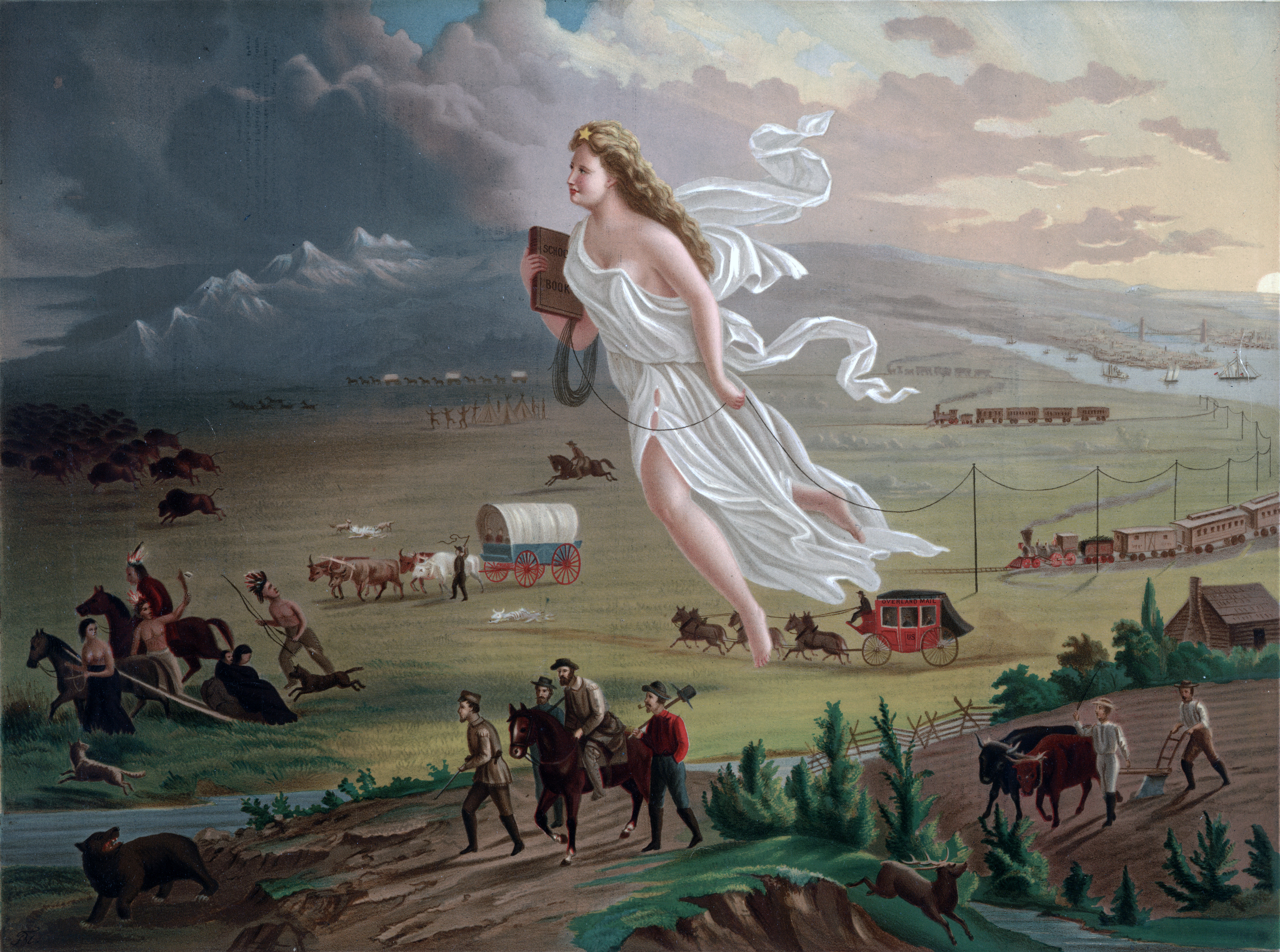 „American Progress“ (John Gast, 1872)