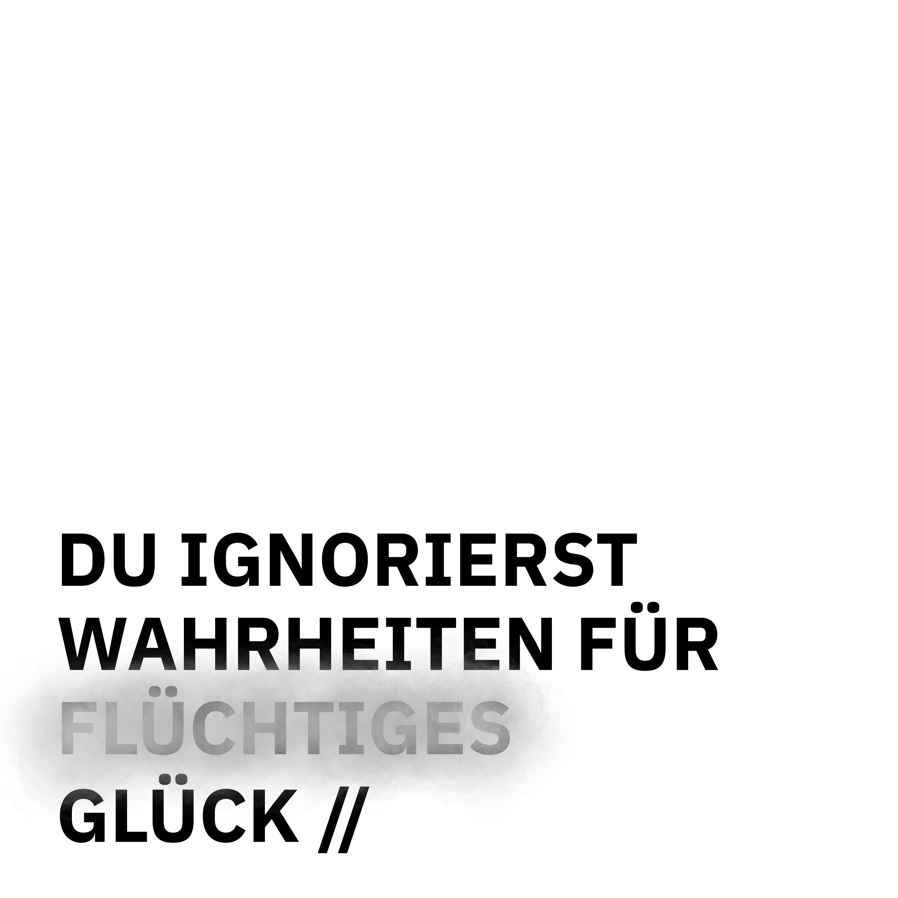 ÜBERSCHRIFTEN Remixes – Du ignorierst Wahrheiten für flüchtiges Glück