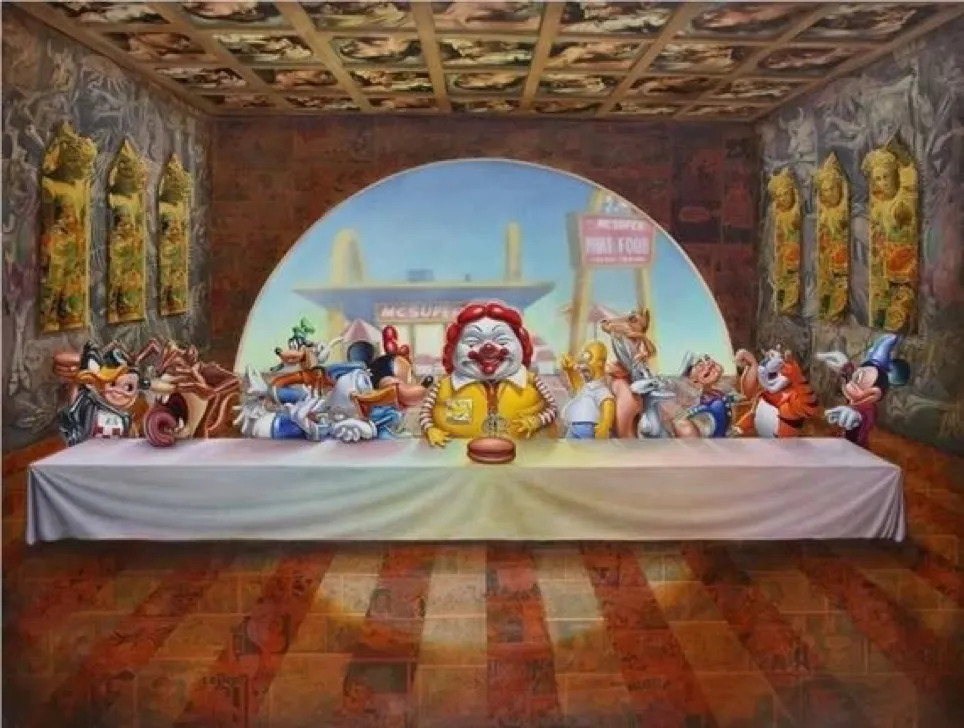 Ron English – Last Supper – 2010